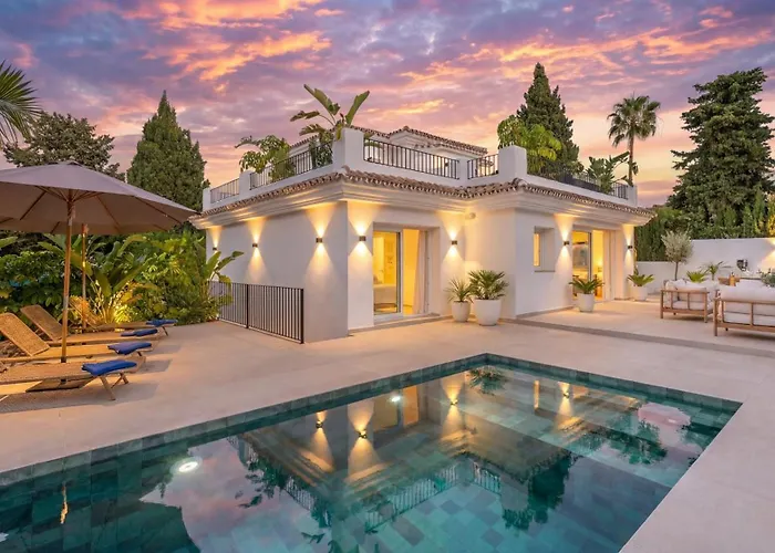 빌라 Vacation Marbella I Ava, Private Heated Pool, Rooftop Hot Tub, Sauna, Luxury Interior, Golf And Sea Nearby 에스테포나